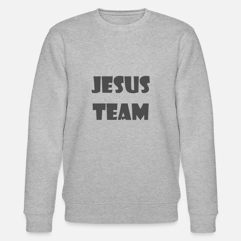 L’équipe Christian Design Jesus - Sweat bio CHANGER Stanley/Stella Unisexe - gris chiné