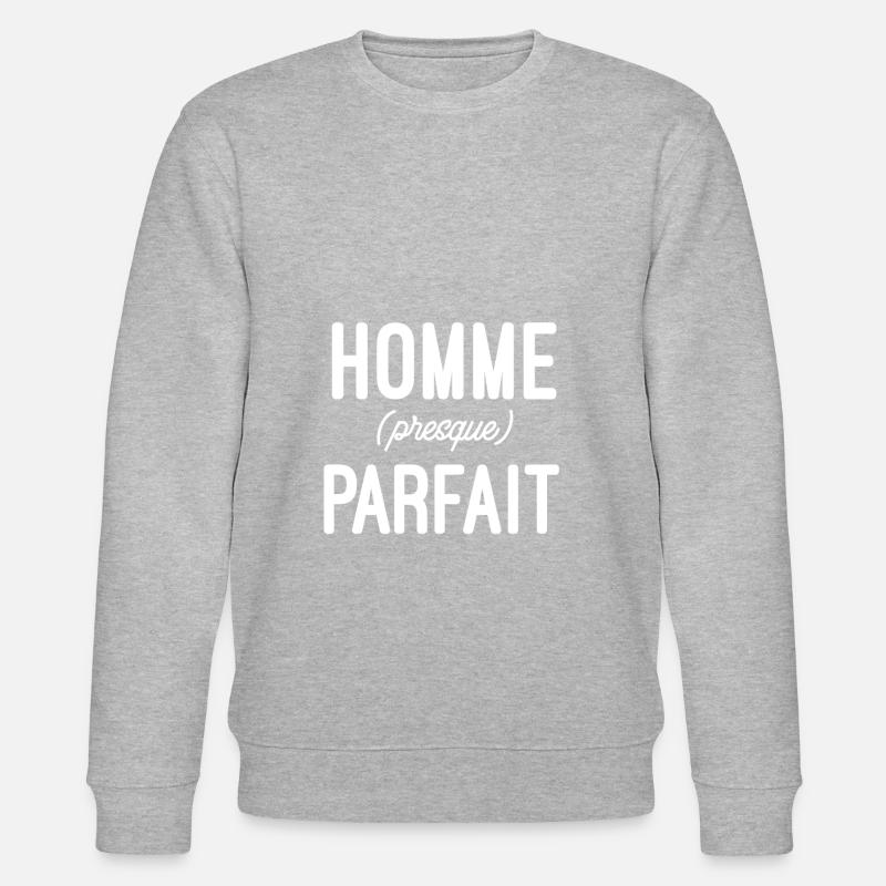 (fast) perfekter Mann - Stanley/Stella Unisex Bio-Sweatshirt CHANGER  - Grau meliert