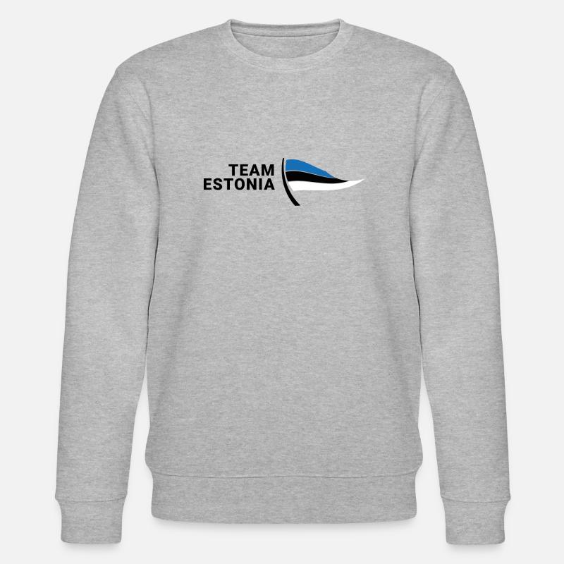 Team Estonia - Stanley/Stella Unisex Bio-Sweatshirt CHANGER  - Grau meliert