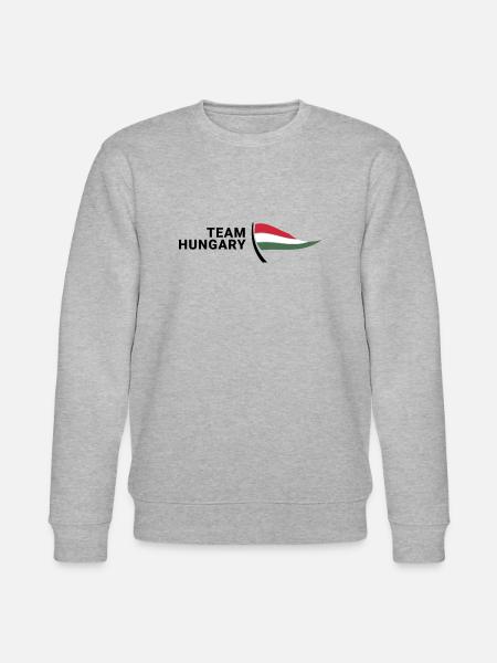Team Hungary - Stanley/Stella Unisex Bio-Sweatshirt CHANGER  - Grau meliert