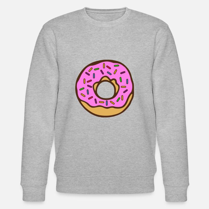 Donut - Stanley/Stella Unisex Bio-Sweatshirt CHANGER  - Grau meliert