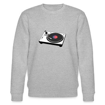 embrace the sounds - Stanley/Stella Unisex Bio-Sweatshirt CHANGER  - Grau meliert - Vorne - Nik (191cm) & Marisol (170cm)