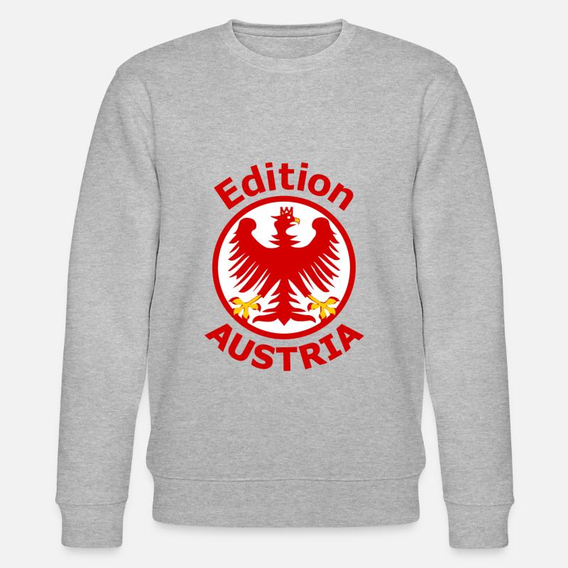 Supporters from Austria - Stanley/Stella CHANGER Unisex Organic Sweatshirt - heather grey