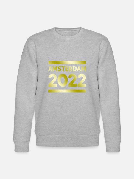 Amsterdam Party Crew - Stanley/Stella CHANGER Unisex Organic Sweatshirt - heather grey