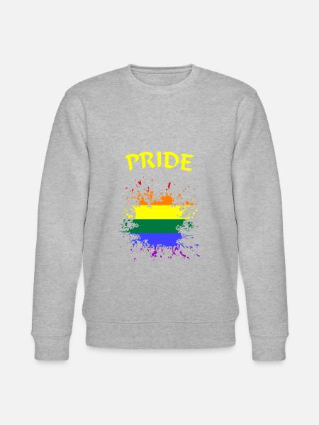 LGBTQ Pride - Stanley/Stella Unisex Bio-Sweatshirt CHANGER  - Grau meliert