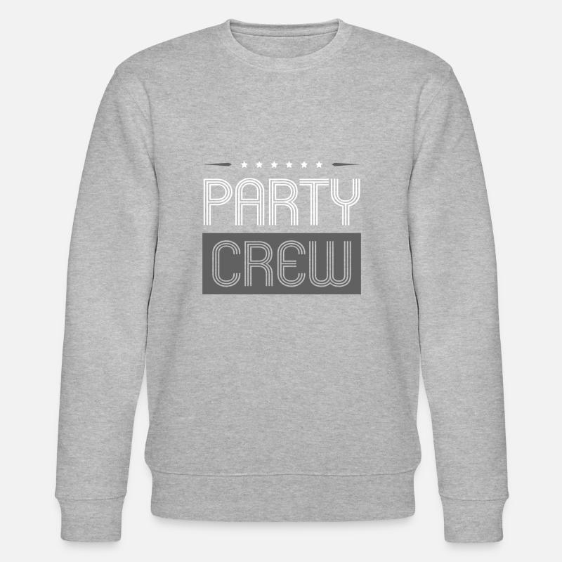 Party Crew - Stanley/Stella Unisex Bio-Sweatshirt CHANGER  - Grau meliert