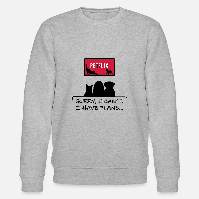 Conception de chien drôle - Sweat bio CHANGER Stanley/Stella Unisexe - gris chiné