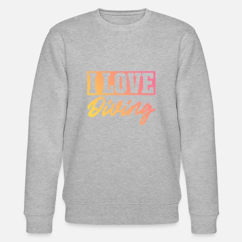 J’adore la plongée - Sweat bio CHANGER Stanley/Stella Unisexe - gris chiné
