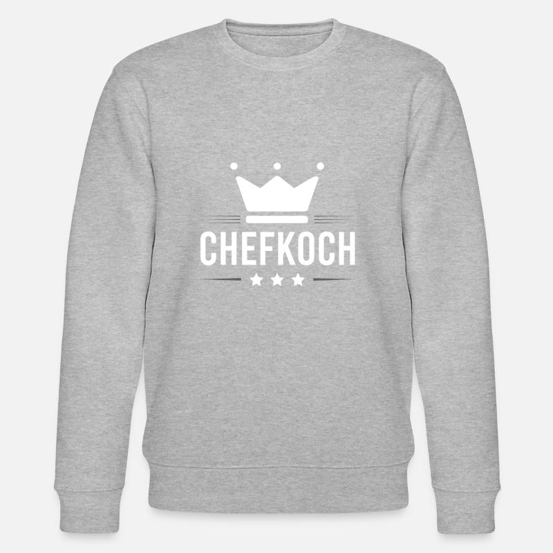 Chefkoch Kochen - Stanley/Stella Unisex Bio-Sweatshirt CHANGER  - Grau meliert