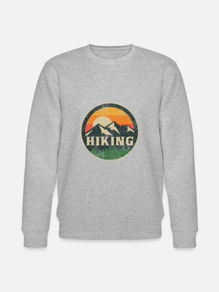 Hiking forever! - Stanley/Stella CHANGER Unisex Organic Sweatshirt - heather grey