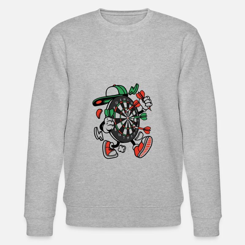 jeu de fléchettes - Sweat bio CHANGER Stanley/Stella Unisexe - gris chiné