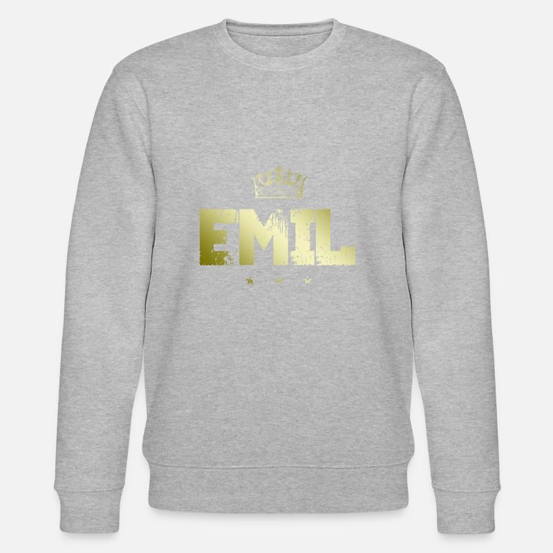 Emil - Stanley/Stella Unisex Bio-Sweatshirt CHANGER  - Grau meliert