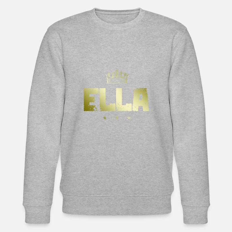 Ella - Stanley/Stella Unisex Bio-Sweatshirt CHANGER  - Grau meliert