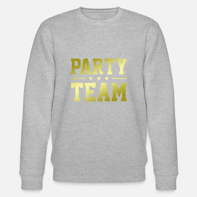 Équipe de fête - Sweat bio CHANGER Stanley/Stella Unisexe - gris chiné