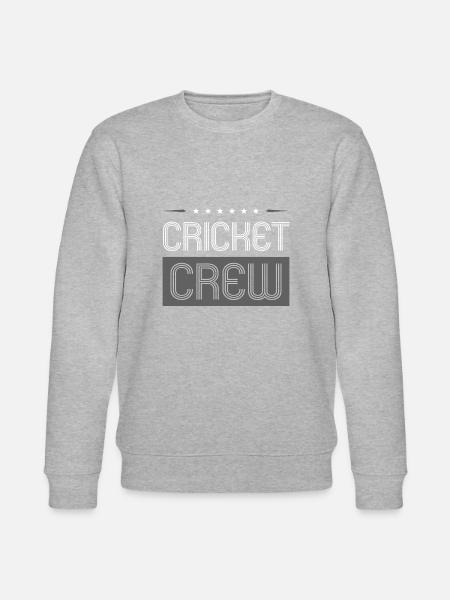 Cricket Crew - Stanley/Stella Unisex Bio-Sweatshirt CHANGER - Grau meliert