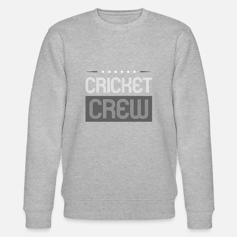 Cricket Crew - Stanley/Stella Unisex Bio-Sweatshirt CHANGER  - Grau meliert