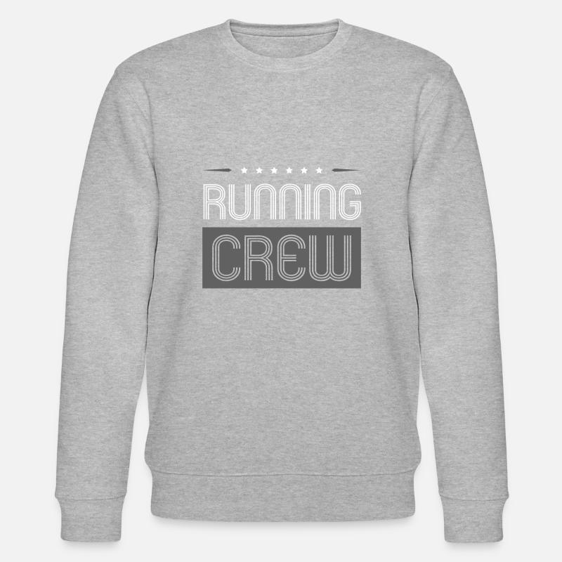 Running Crew - Stanley/Stella Unisex Bio-Sweatshirt CHANGER  - Grau meliert