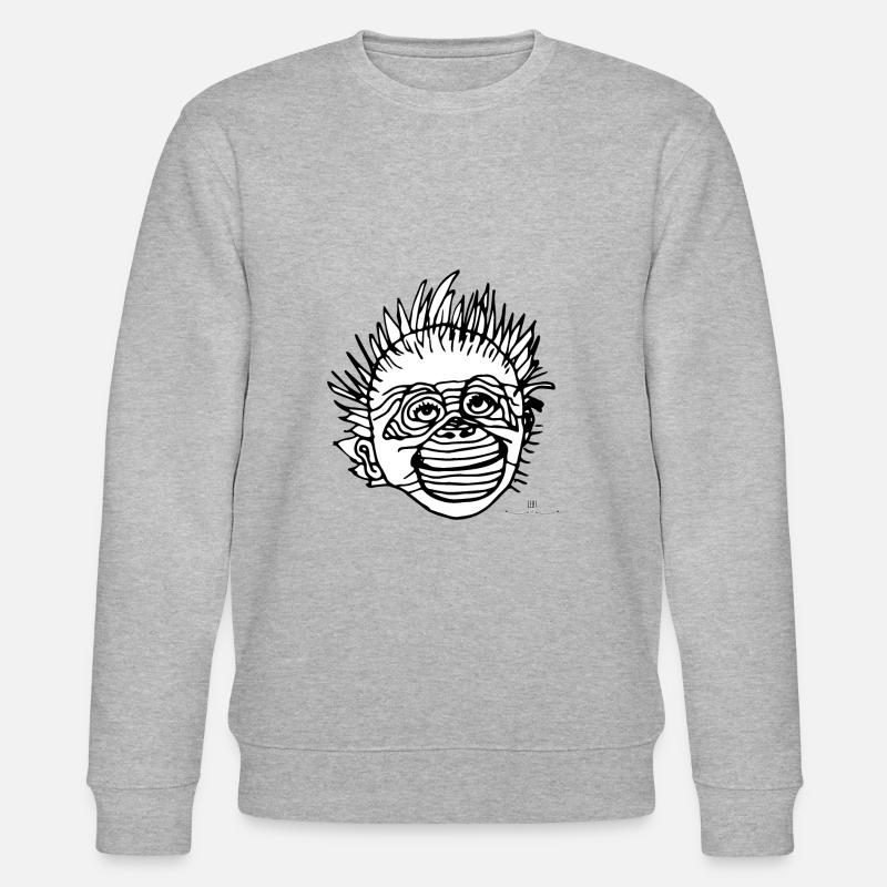 Seltene Waldmenschen - Stanley/Stella Unisex Bio-Sweatshirt CHANGER  - Grau meliert