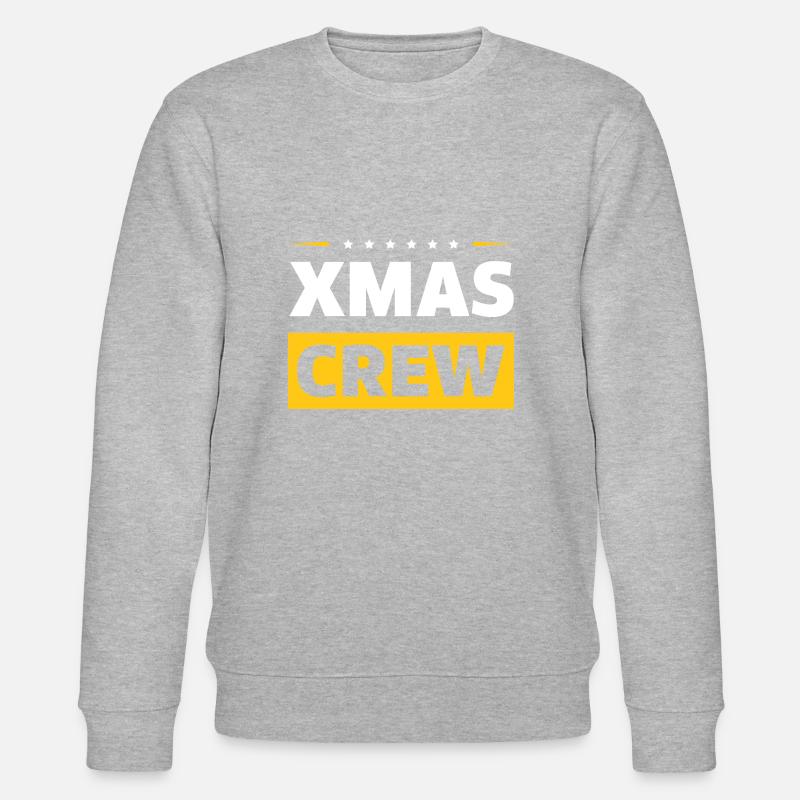 Xmas Crew - Stanley/Stella Unisex Bio-Sweatshirt CHANGER  - Grau meliert