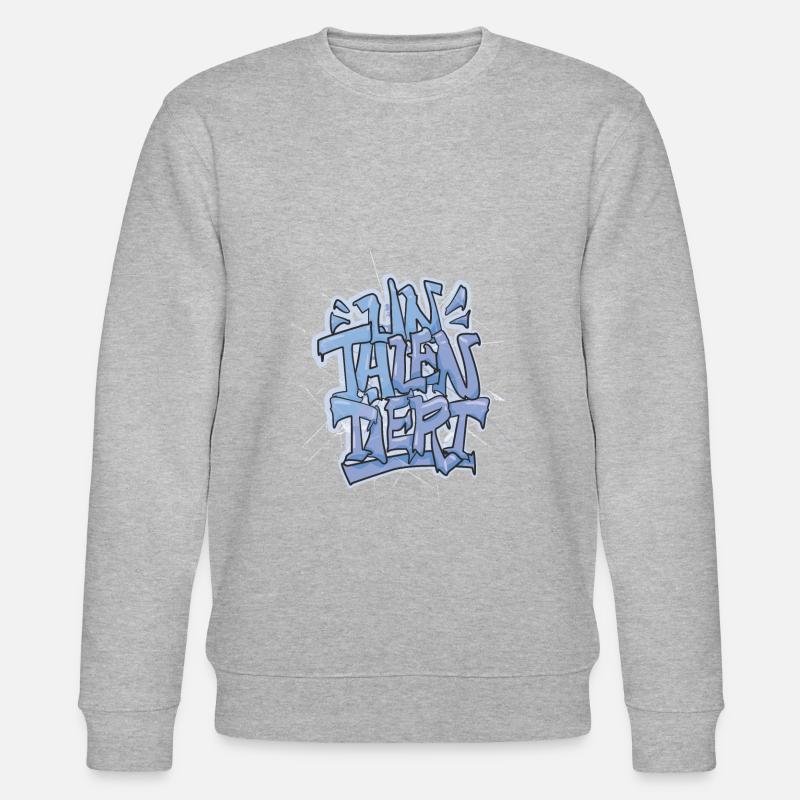 TalentedGraffiti Design - Stanley/Stella CHANGER Unisex Organic Sweatshirt - heather grey
