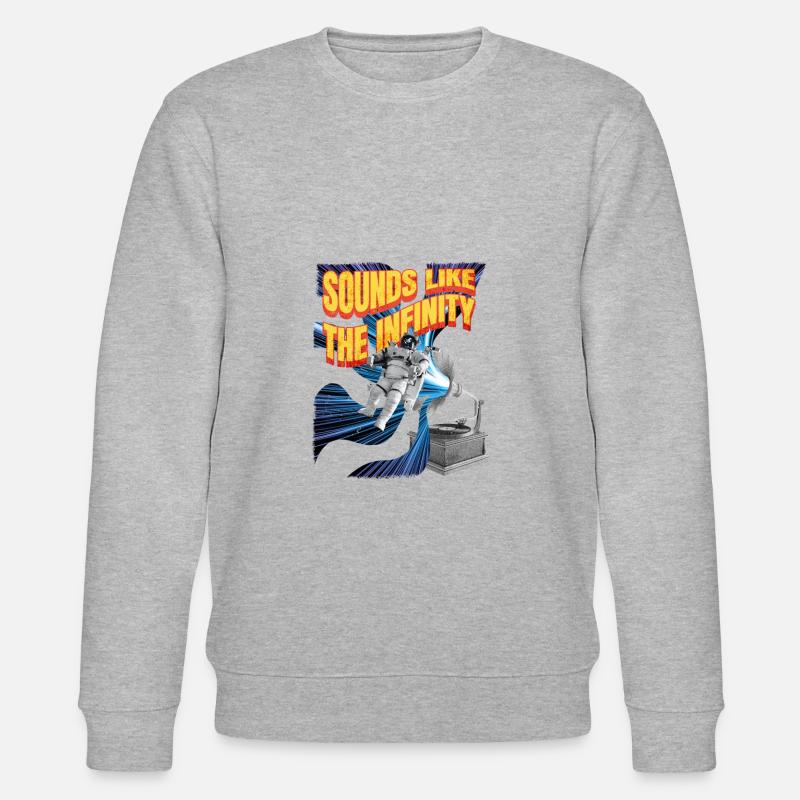 ElementTextsMusicConception d’astronautes - Sweat bio CHANGER Stanley/Stella Unisexe - gris chiné