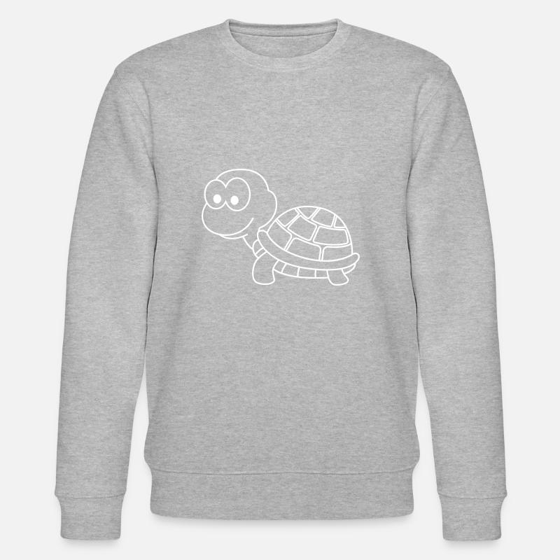 Tortue Comic Animal - Sweat bio CHANGER Stanley/Stella Unisexe - gris chiné