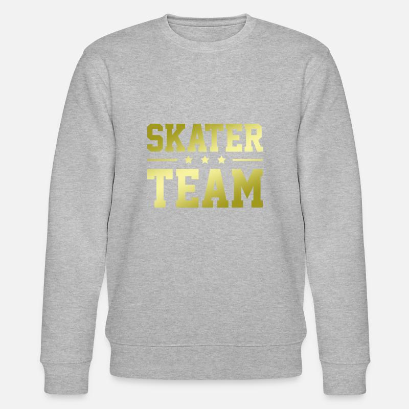 Skater Team - Stanley/Stella Unisex Bio-Sweatshirt CHANGER - Grau meliert