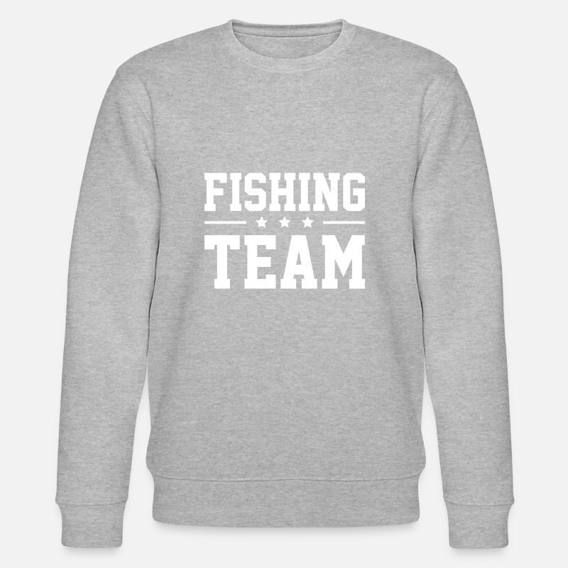 Fishing Team - Stanley/Stella Unisex Bio-Sweatshirt CHANGER  - Grau meliert