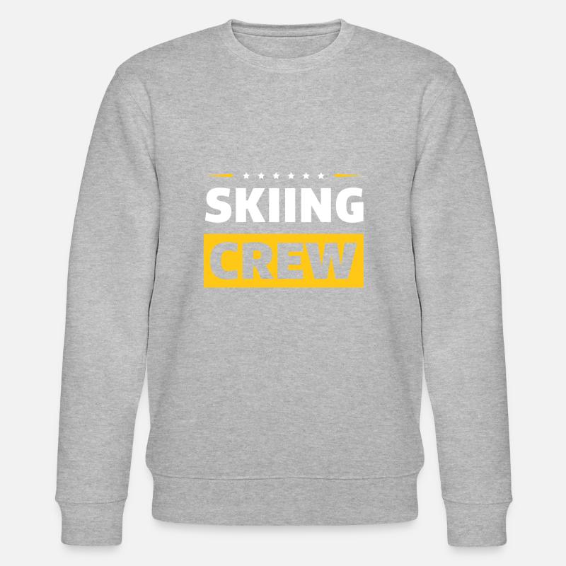 Équipe de ski - Sweat bio CHANGER Stanley/Stella Unisexe - gris chiné