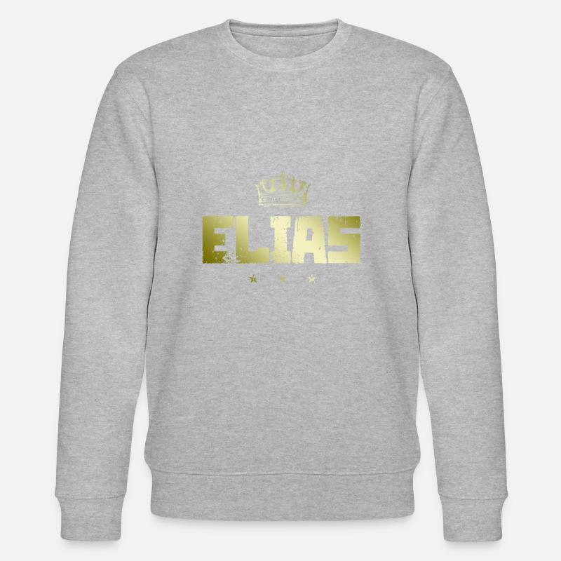 Elias - Stanley/Stella Unisex Bio-Sweatshirt CHANGER  - Grau meliert