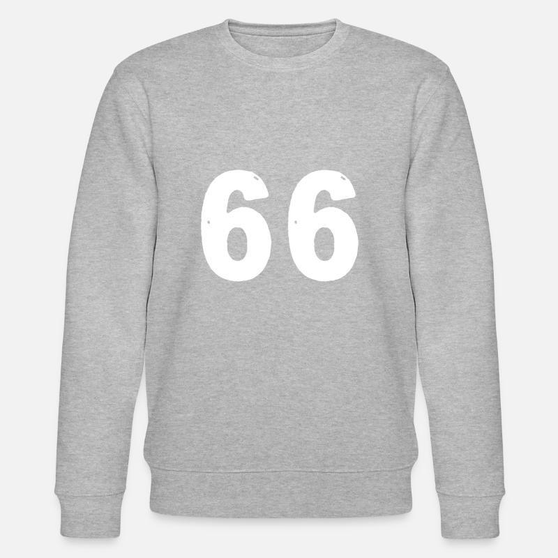 66 Maillot numéro - Sweat bio CHANGER Stanley/Stella Unisexe - gris chiné