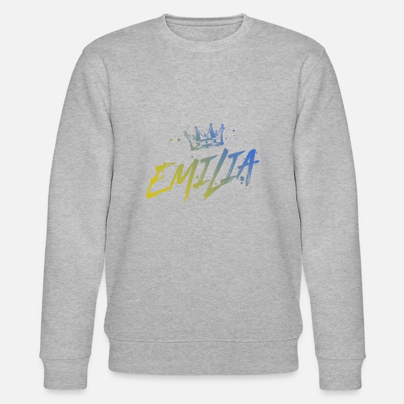 Emilia - Stanley/Stella Unisex Bio-Sweatshirt CHANGER  - Grau meliert