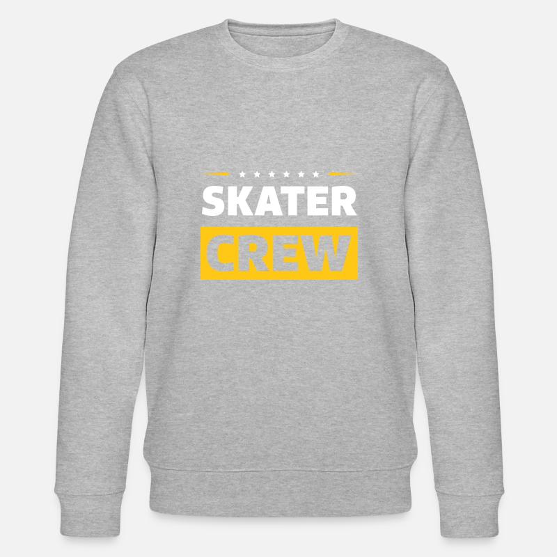 Skater Crew - Stanley/Stella Unisex Bio-Sweatshirt CHANGER  - Grau meliert