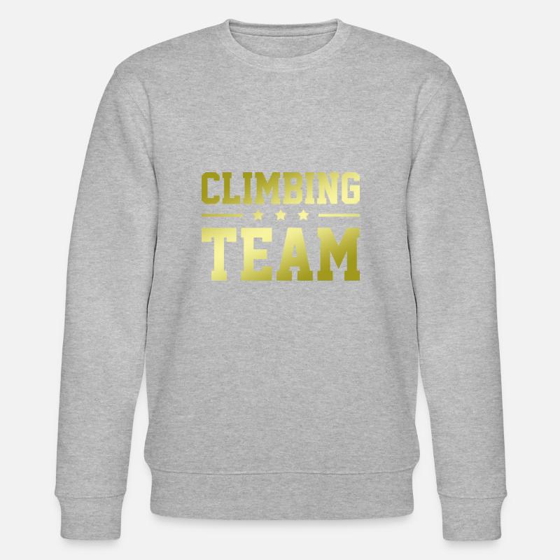 Climbing Team - Stanley/Stella CHANGER Unisex Organic Sweatshirt - heather grey