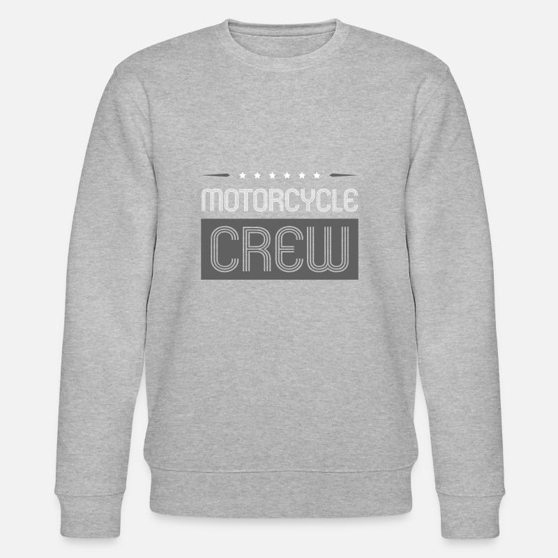 Motorcycle Crew - Stanley/Stella CHANGER Unisex Organic Sweatshirt - heather grey