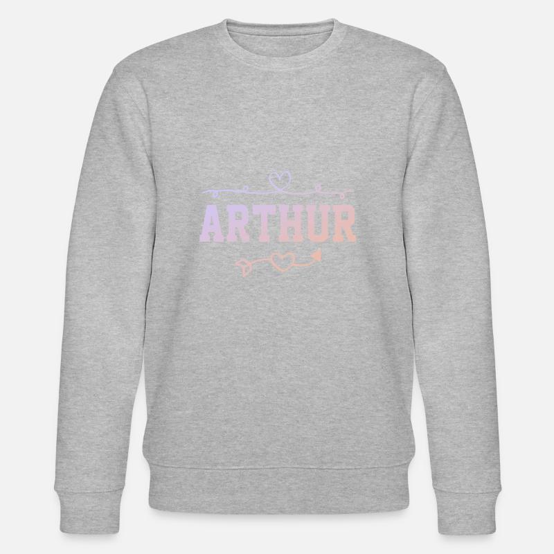 Arthur - Stanley/Stella Unisex Bio-Sweatshirt CHANGER  - Grau meliert