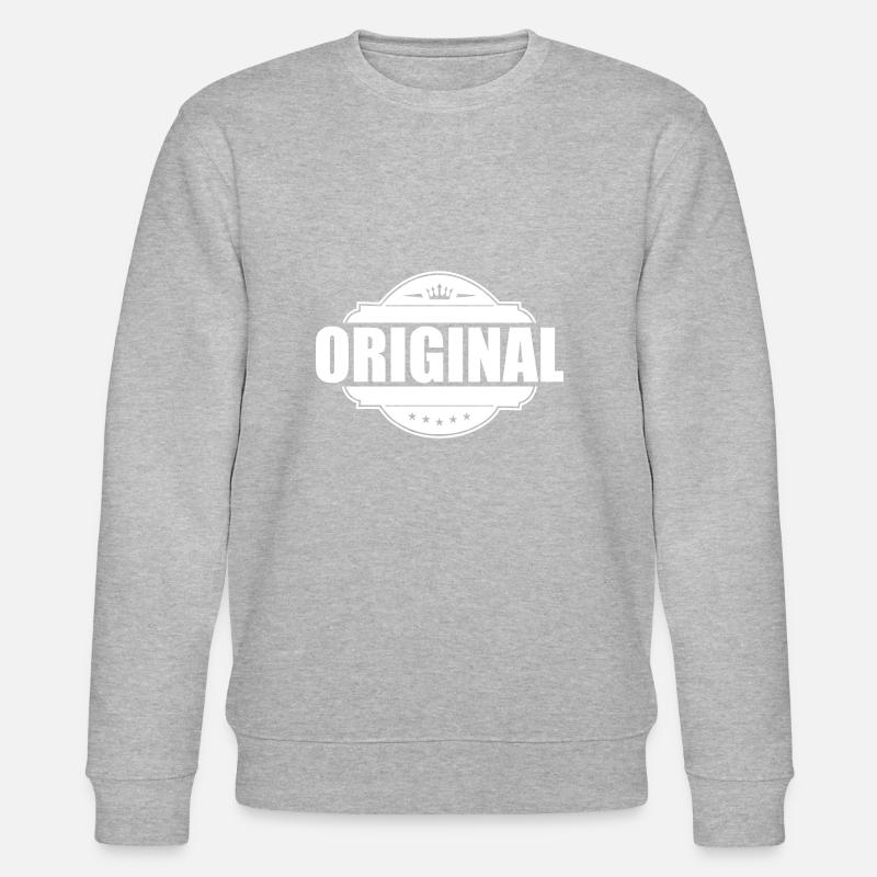 Original Emblem - Stanley/Stella Unisex Bio-Sweatshirt CHANGER  - Grau meliert