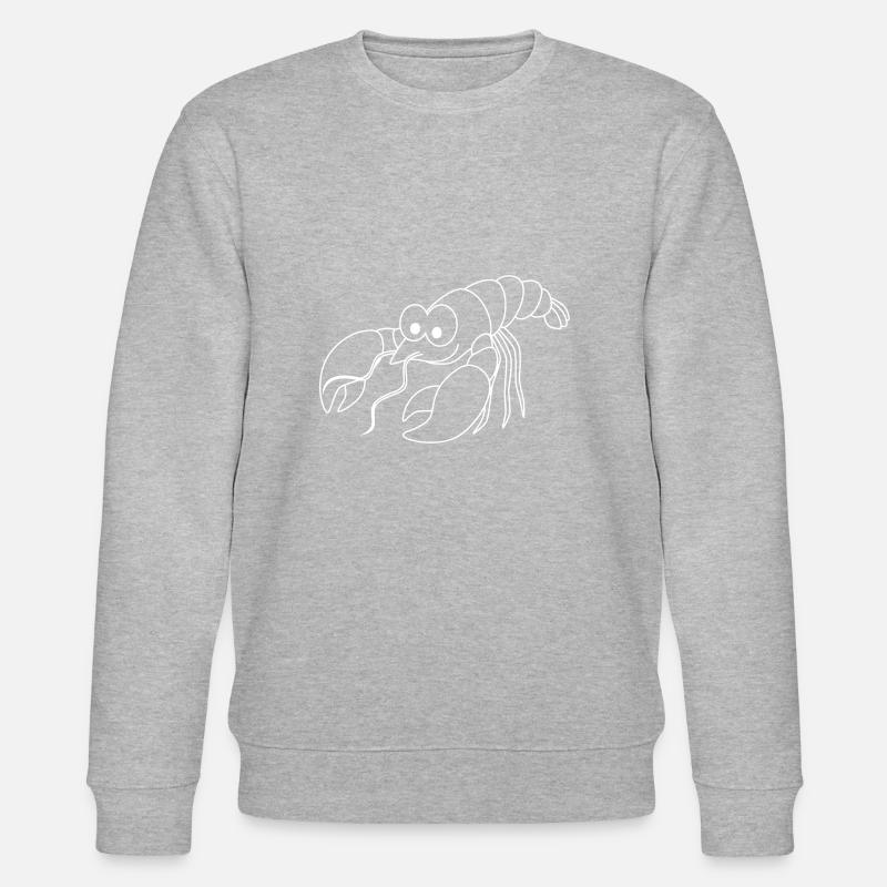 Homard Comic Animal - Sweat bio CHANGER Stanley/Stella Unisexe - gris chiné