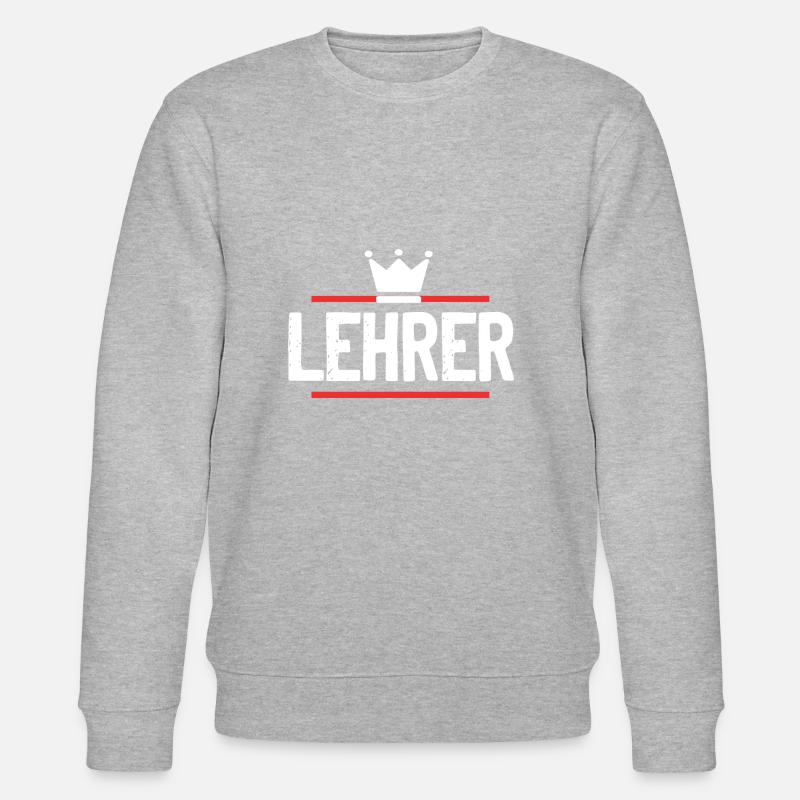 Lehrer Beruf - Stanley/Stella Unisex Bio-Sweatshirt CHANGER  - Grau meliert