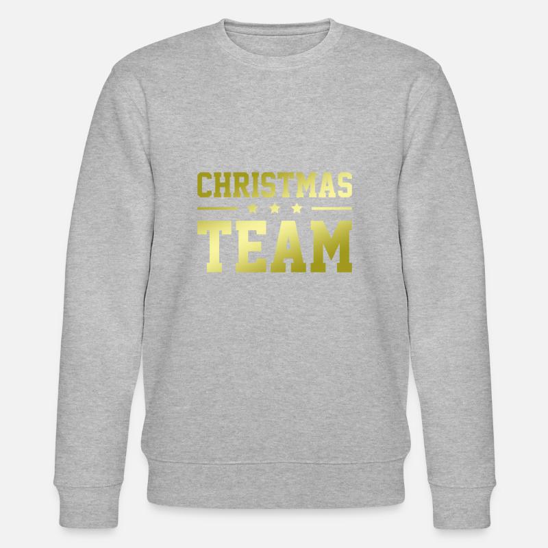 Équipe de Noël - Sweat bio CHANGER Stanley/Stella Unisexe - gris chiné