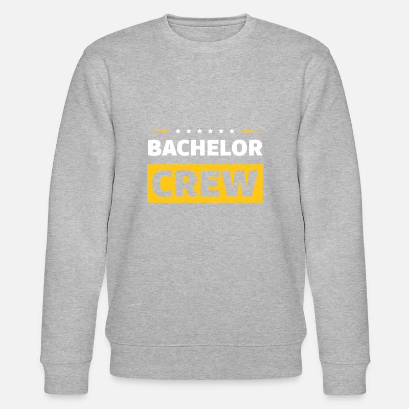 Bachelor Crew - Stanley/Stella Unisex Bio-Sweatshirt CHANGER  - Grau meliert