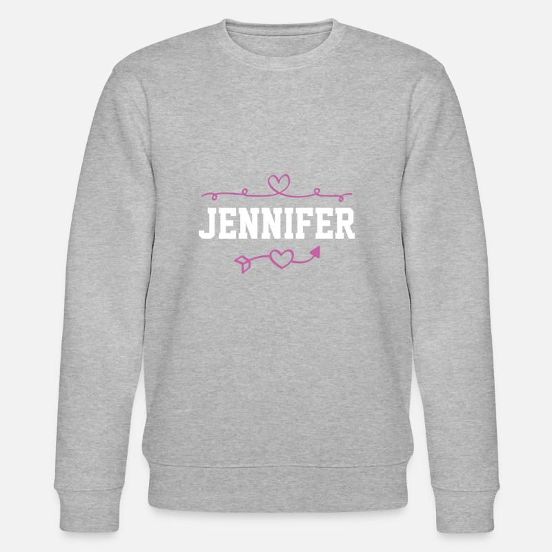 Jennifer - Stanley/Stella Unisex Bio-Sweatshirt CHANGER - Grau meliert