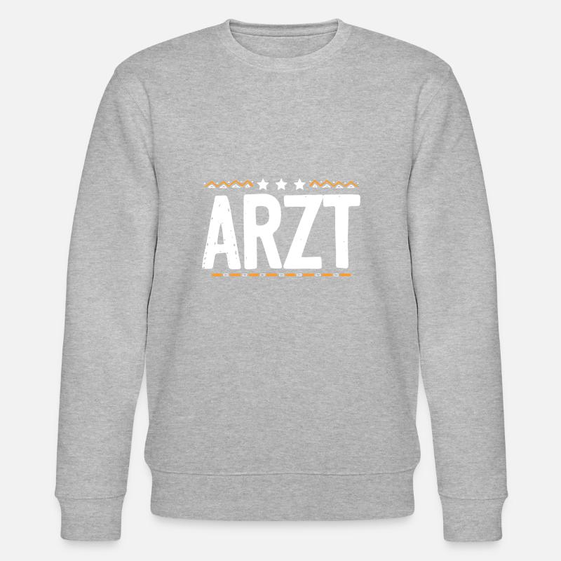 Arzt Beruf - Stanley/Stella Unisex Bio-Sweatshirt CHANGER  - Grau meliert