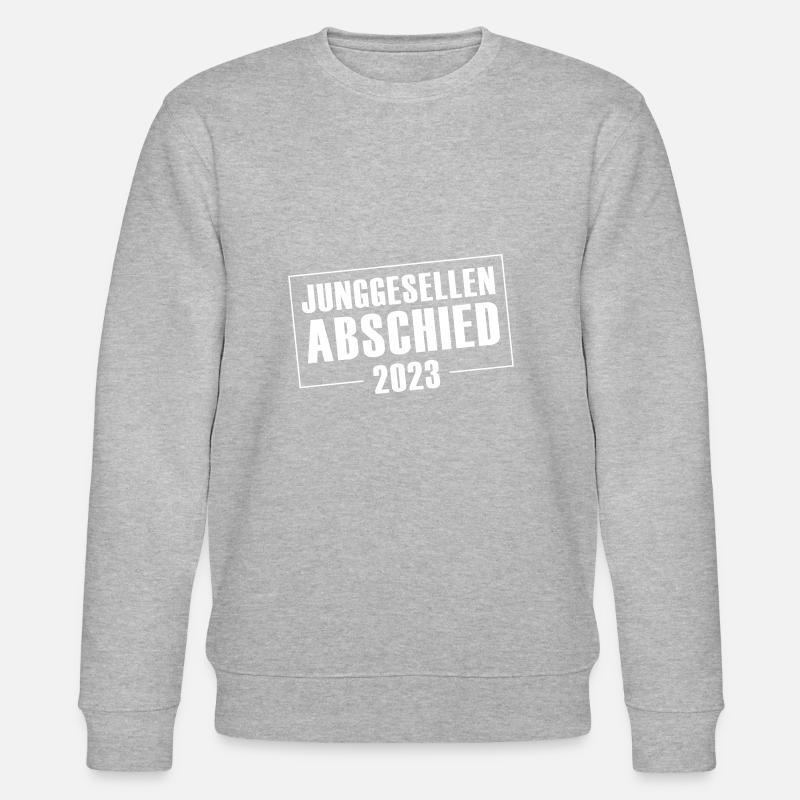 Junggesellenabschied 2023 Jga - Stanley/Stella Unisex Bio-Sweatshirt CHANGER  - Grau meliert