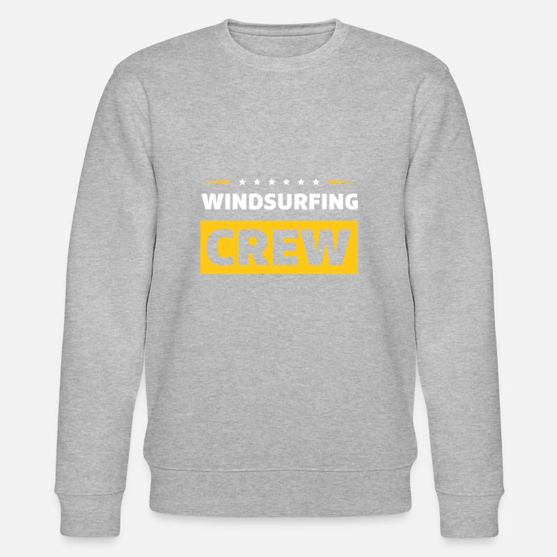 Windsurfing Crew - Stanley/Stella Unisex Bio-Sweatshirt CHANGER  - Grau meliert