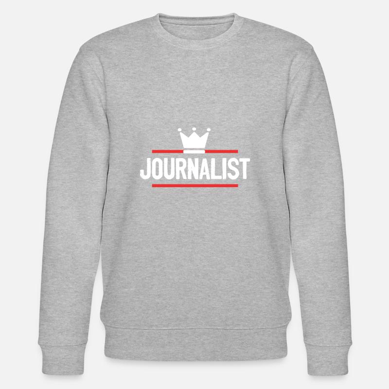 Journalist Beruf - Stanley/Stella Unisex Bio-Sweatshirt CHANGER  - Grau meliert