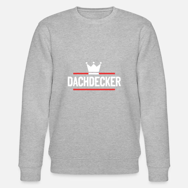 Dachdecker Beruf - Stanley/Stella Unisex Bio-Sweatshirt CHANGER  - Grau meliert
