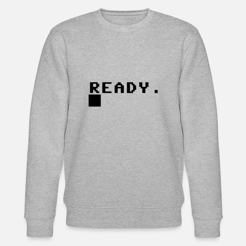C64 ready - noir - Sweat bio CHANGER Stanley/Stella Unisexe - gris chiné