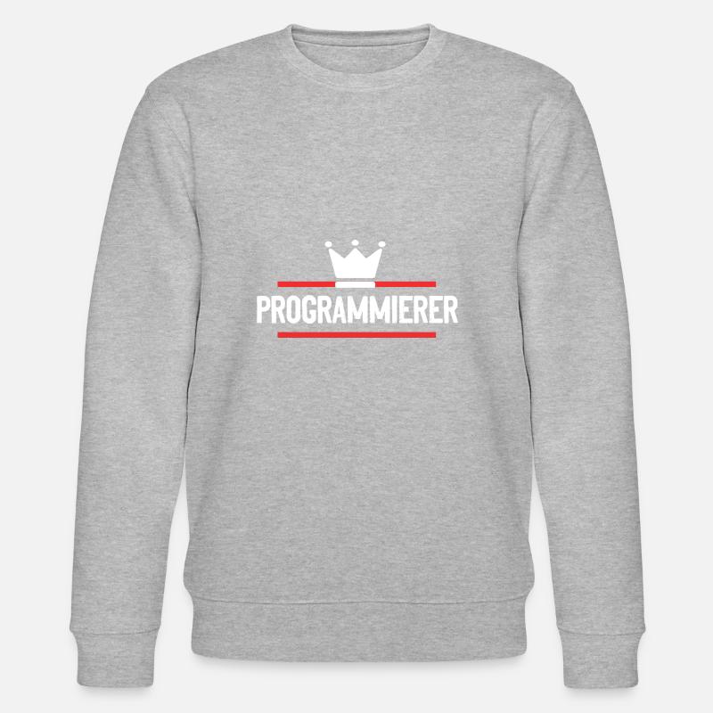 Programmierer Beruf - Stanley/Stella Unisex Bio-Sweatshirt CHANGER  - Grau meliert