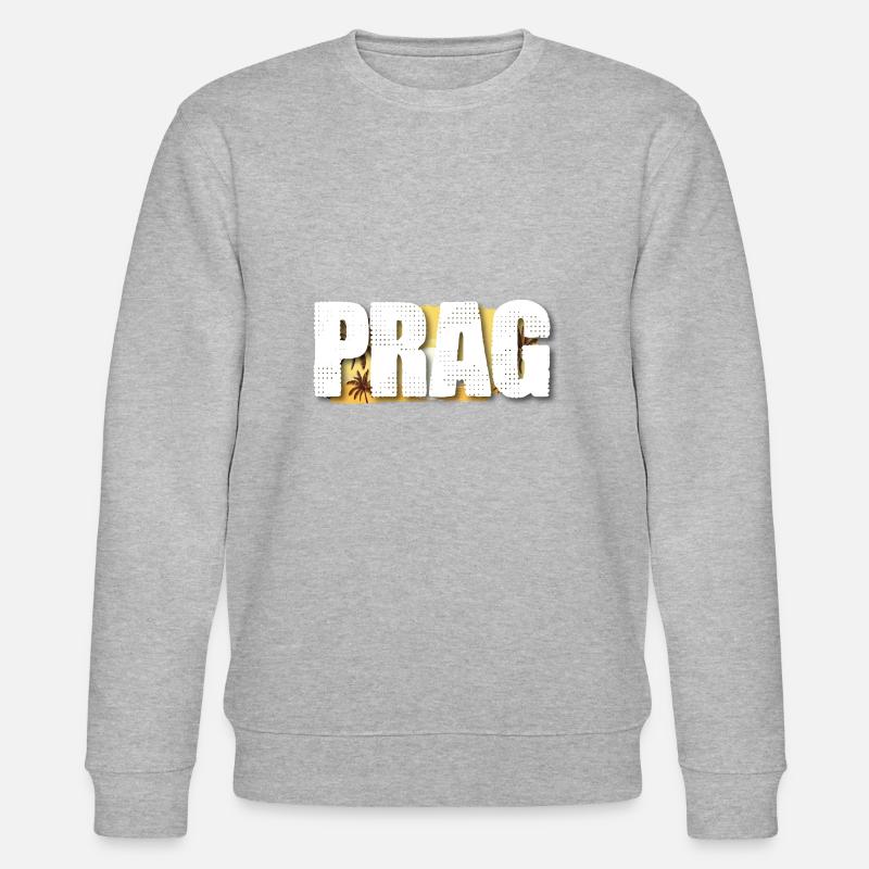 Prag - Stanley/Stella Unisex Bio-Sweatshirt CHANGER  - Grau meliert